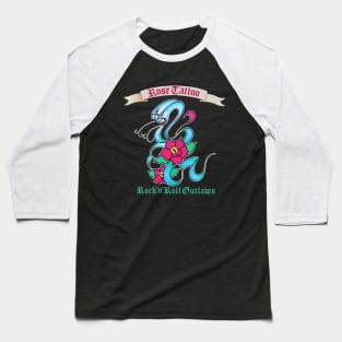 Rose Tattoo Baseball T-Shirt